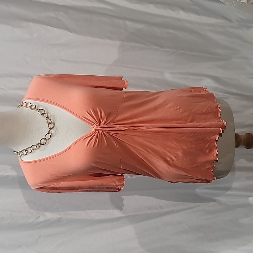 Peach blouse